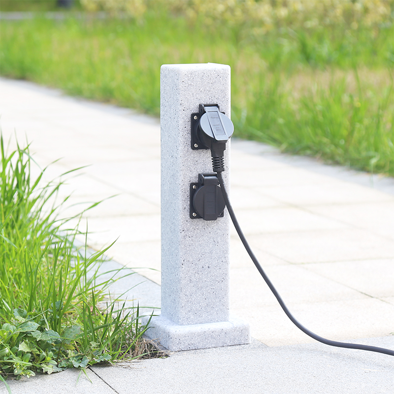 Vertical power socket PE water - огляд і ціна Outdoor Power Outlet Weatherproof