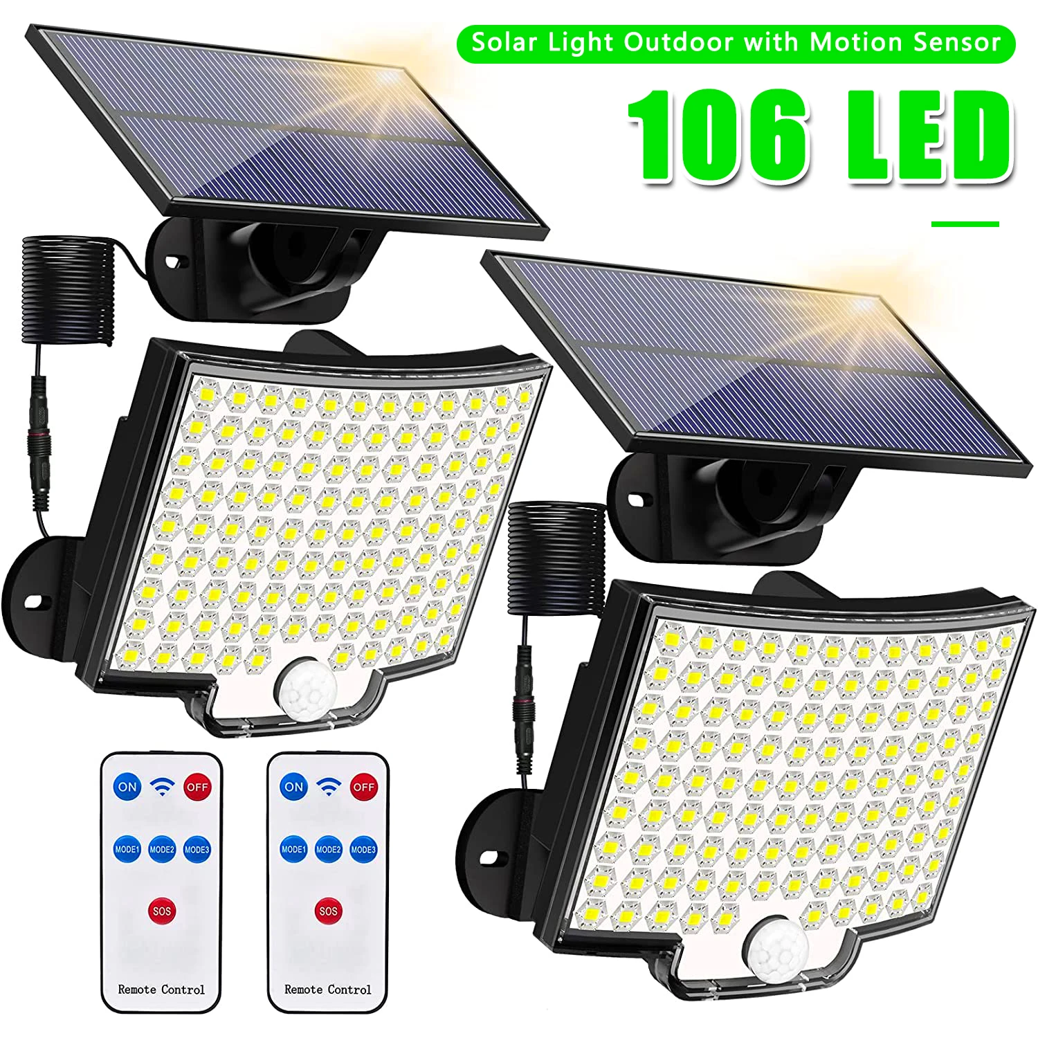 106LED Solar Light Outdoor Wat - огляд і ціна Outdoor Power Garage