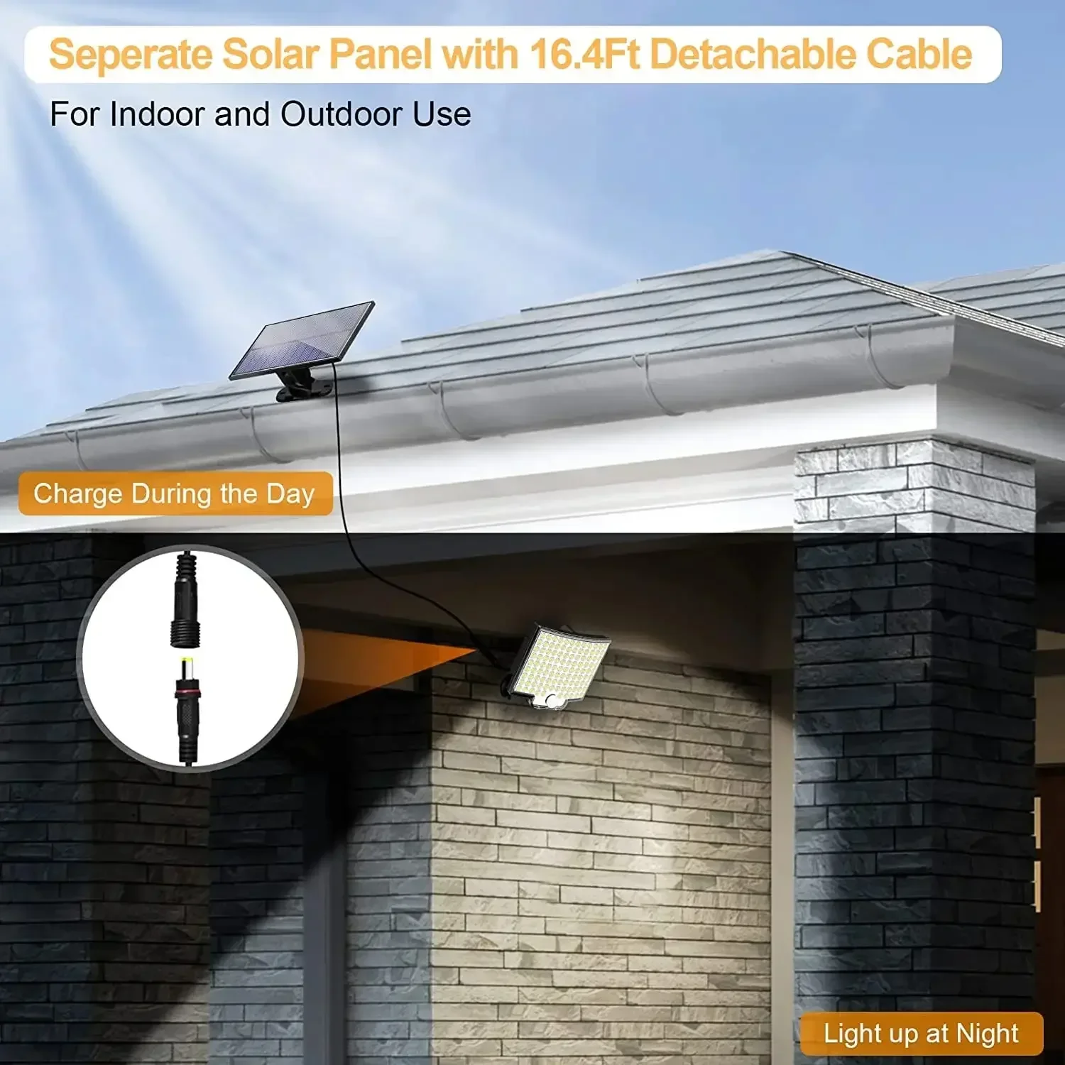 106LED Solar Light Outdoor Wat - огляд і ціна Outdoor Power Garage