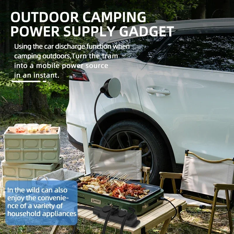 Portable 16A 4KW Electric Car  - огляд і ціна Outdoor Power Socket