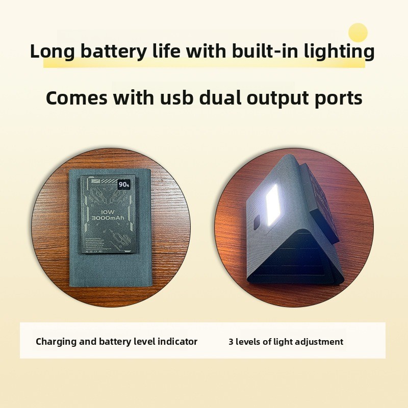 Foldable Solar Panel Charger P - огляд і ціна Outdoor Powerbank