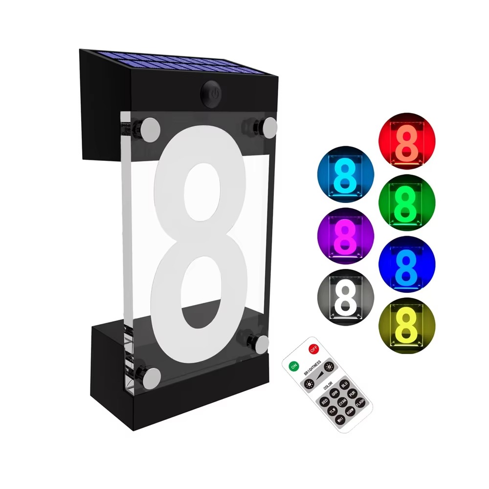 IP55 Waterproof Solar Powered  - огляд і ціна Outdoor Power Number