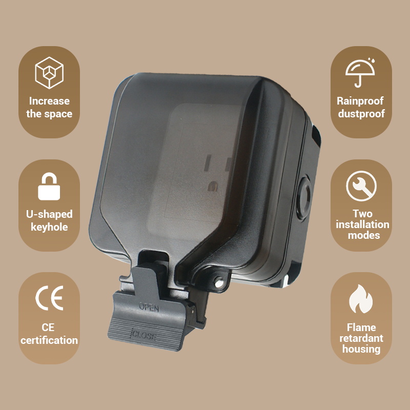 Avoir IP66 Wall Waterproof Soc - огляд і ціна Outdoor Power Outlet Weatherproof