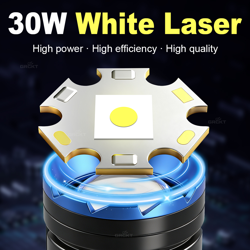 White Laser Camping Flashlight - огляд і ціна Outdoor Powerbank