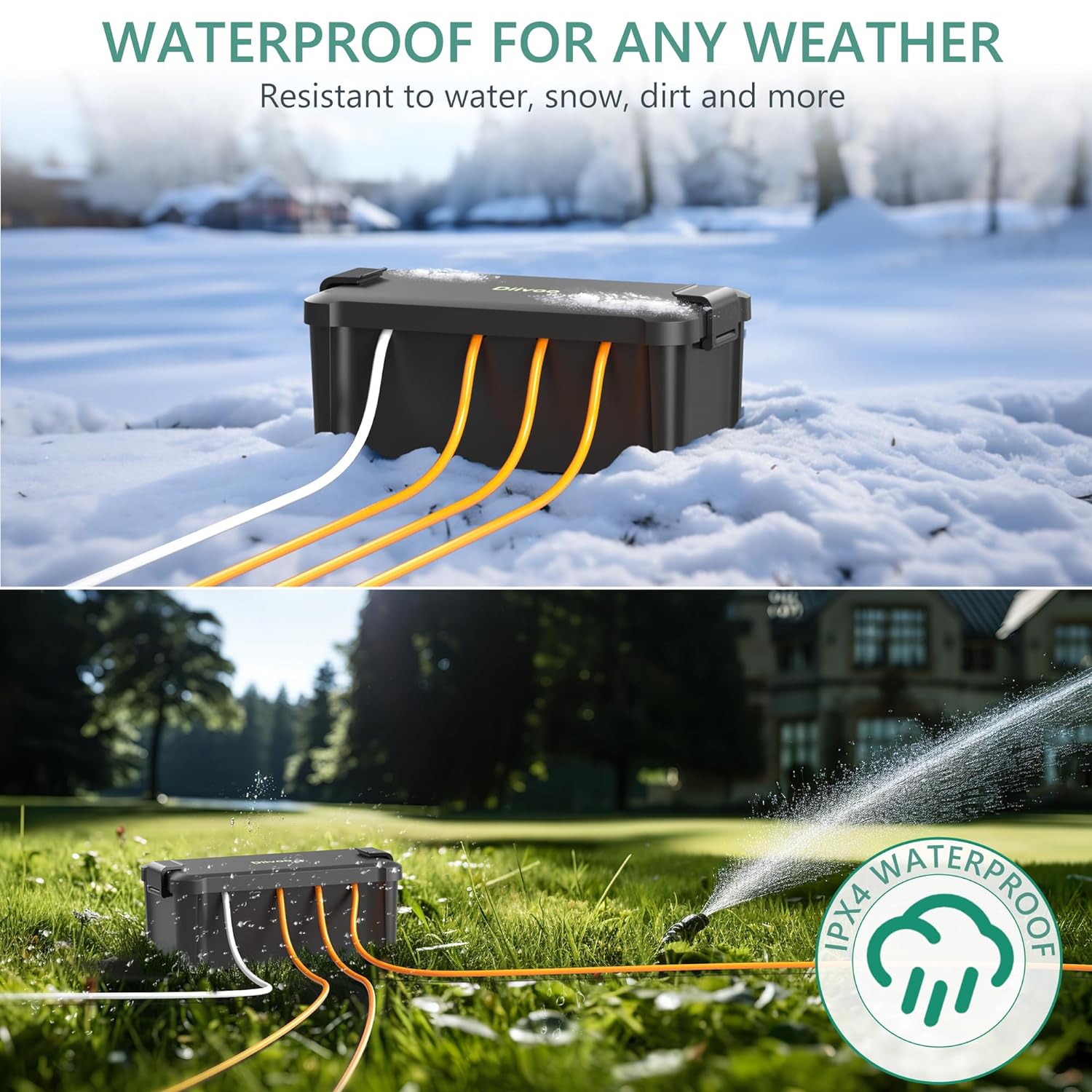 Diivoo Outdoor Waterproof Elec - огляд і ціна Outdoor Power Socket