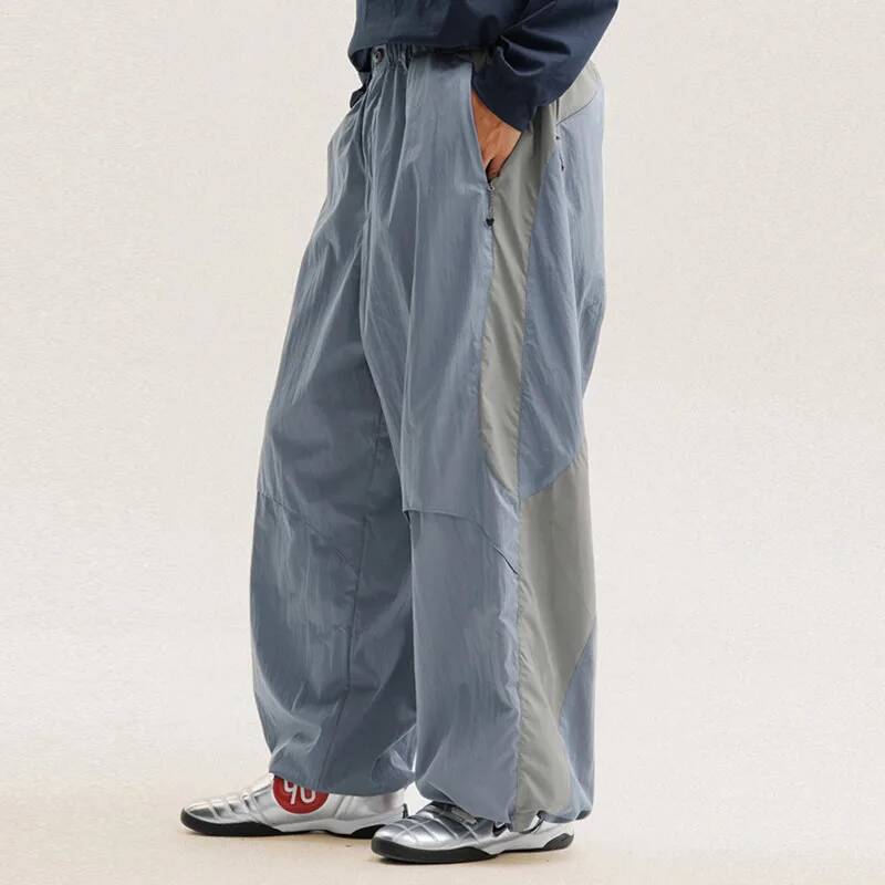Men Color Block Wide Leg Pants - огляд і ціна Outdoor Power Block
