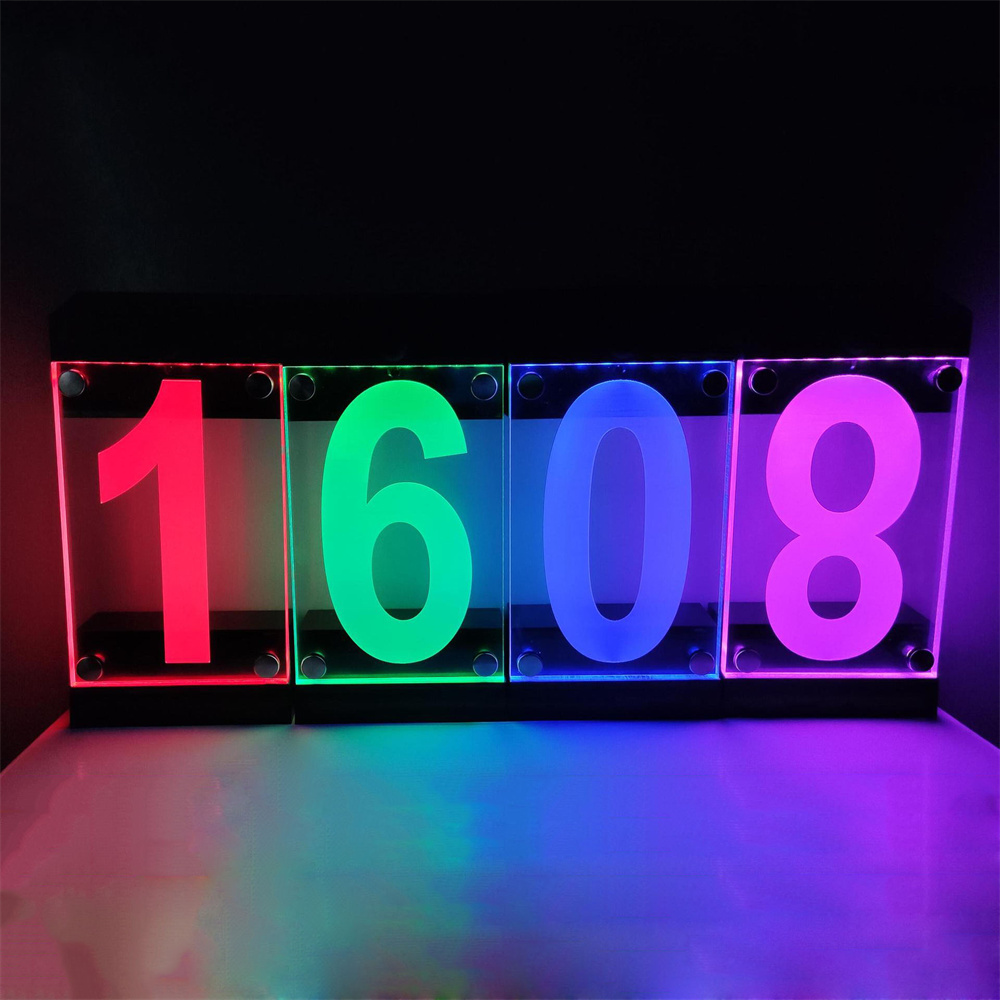 Solar Powered RGB Color House  - огляд і ціна Outdoor Power Number