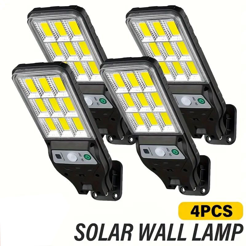 4PCS Solar Wall Light with Mot - огляд і ціна Outdoor Power Outlet Weatherproof
