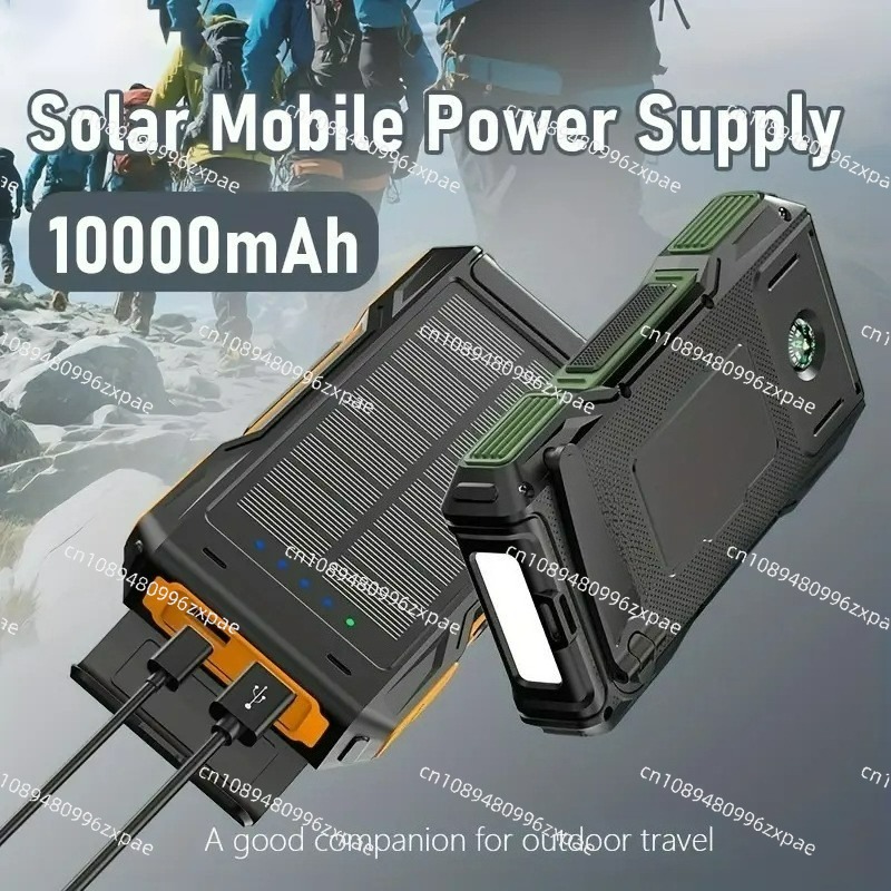 Solar Power Bank 10000mAh Hand - огляд і ціна Outdoor Powerbank
