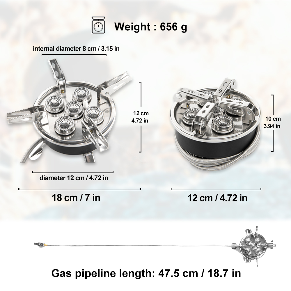Widesea Camping 5in1 Gas Stove - огляд і ціна Outdoor Power Equipment Brands