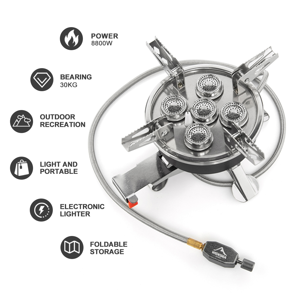 Widesea Camping 5in1 Gas Stove - огляд і ціна Outdoor Power Equipment Brands