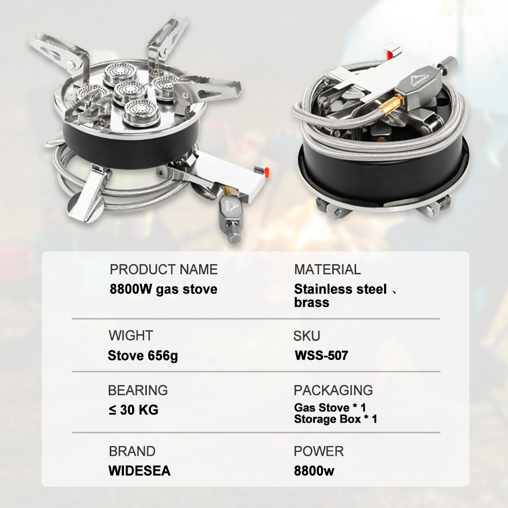 Widesea Camping 5in1 Gas Stove - огляд і ціна Outdoor Power Equipment Brands