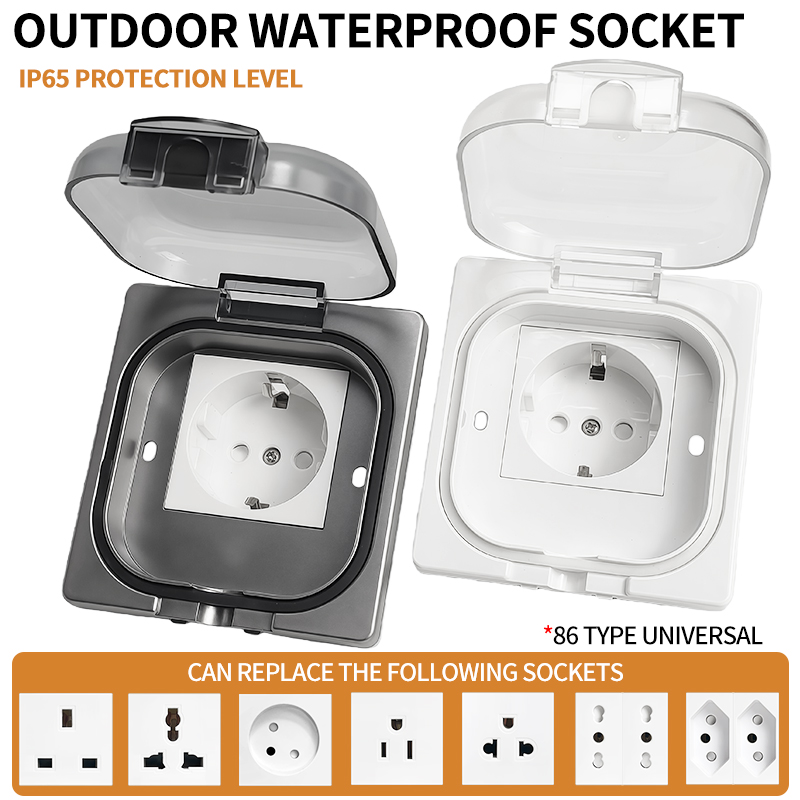 IP65 Waterproof Outdoor Socket - огляд і ціна Outdoor Power Socket