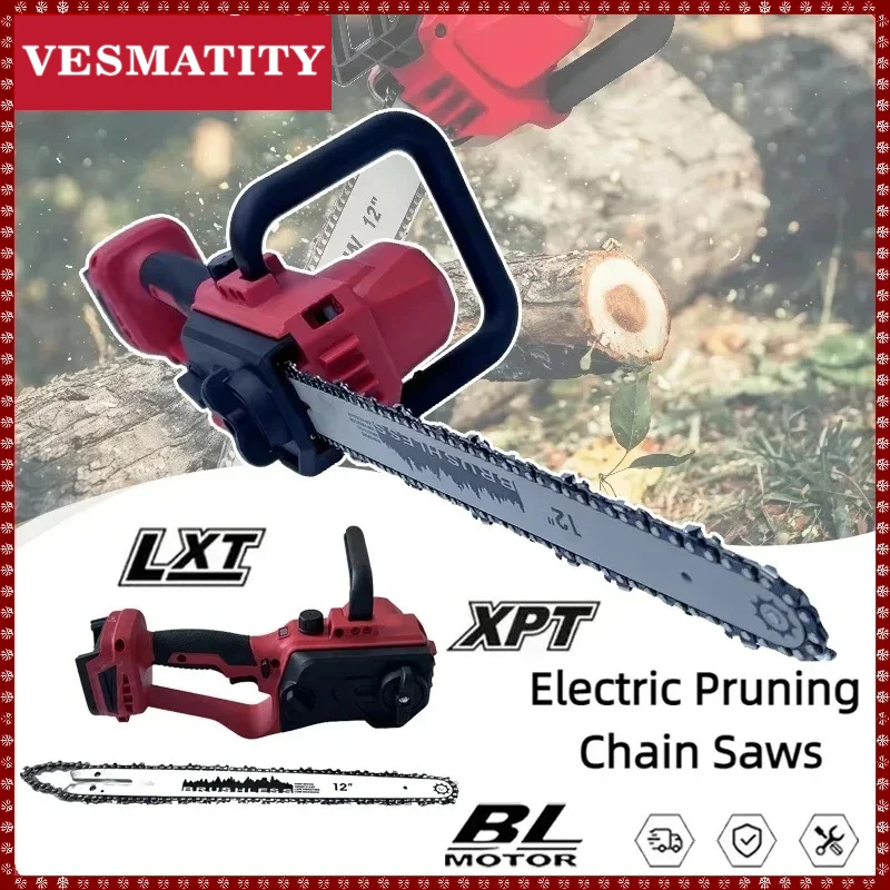 Brushless Chainsaw 12 Inch wit - огляд і ціна Electric Chainsaw Battery