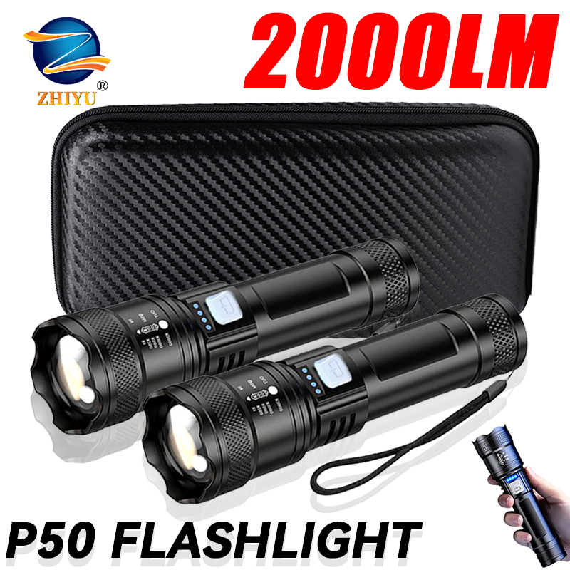 Tactical LED Flashlight 2000LM - огляд і ціна Outdoor Powerbank