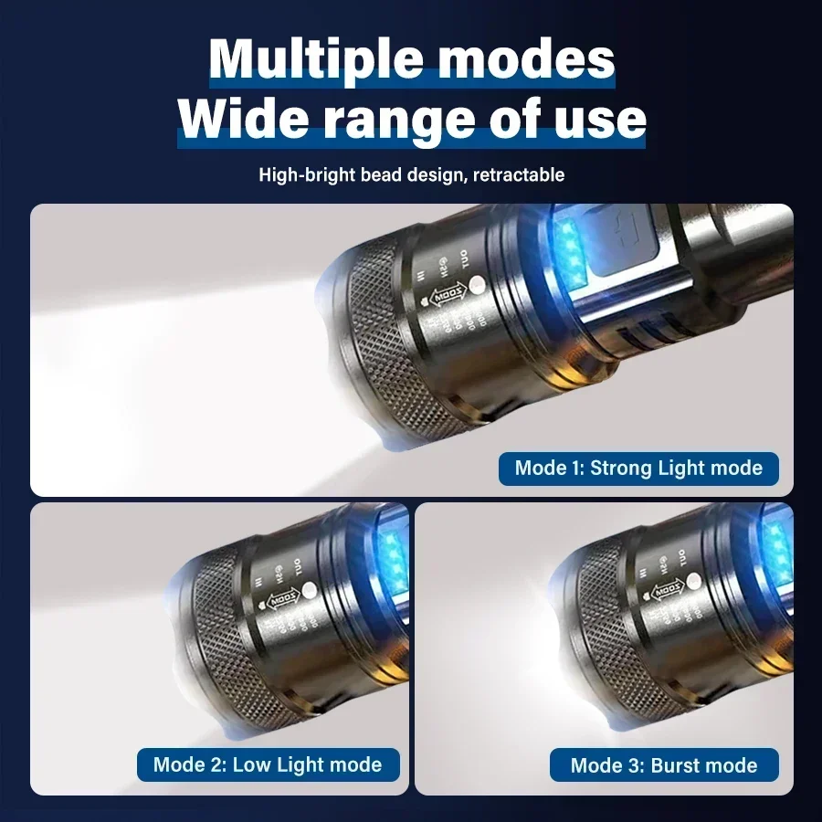 Tactical LED Flashlight 2000LM - огляд і ціна Outdoor Powerbank