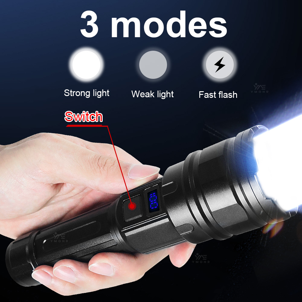 White Laser High Power Flashli - огляд і ціна Outdoor Powerbank